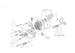 tapa del cárter del lado del embrague