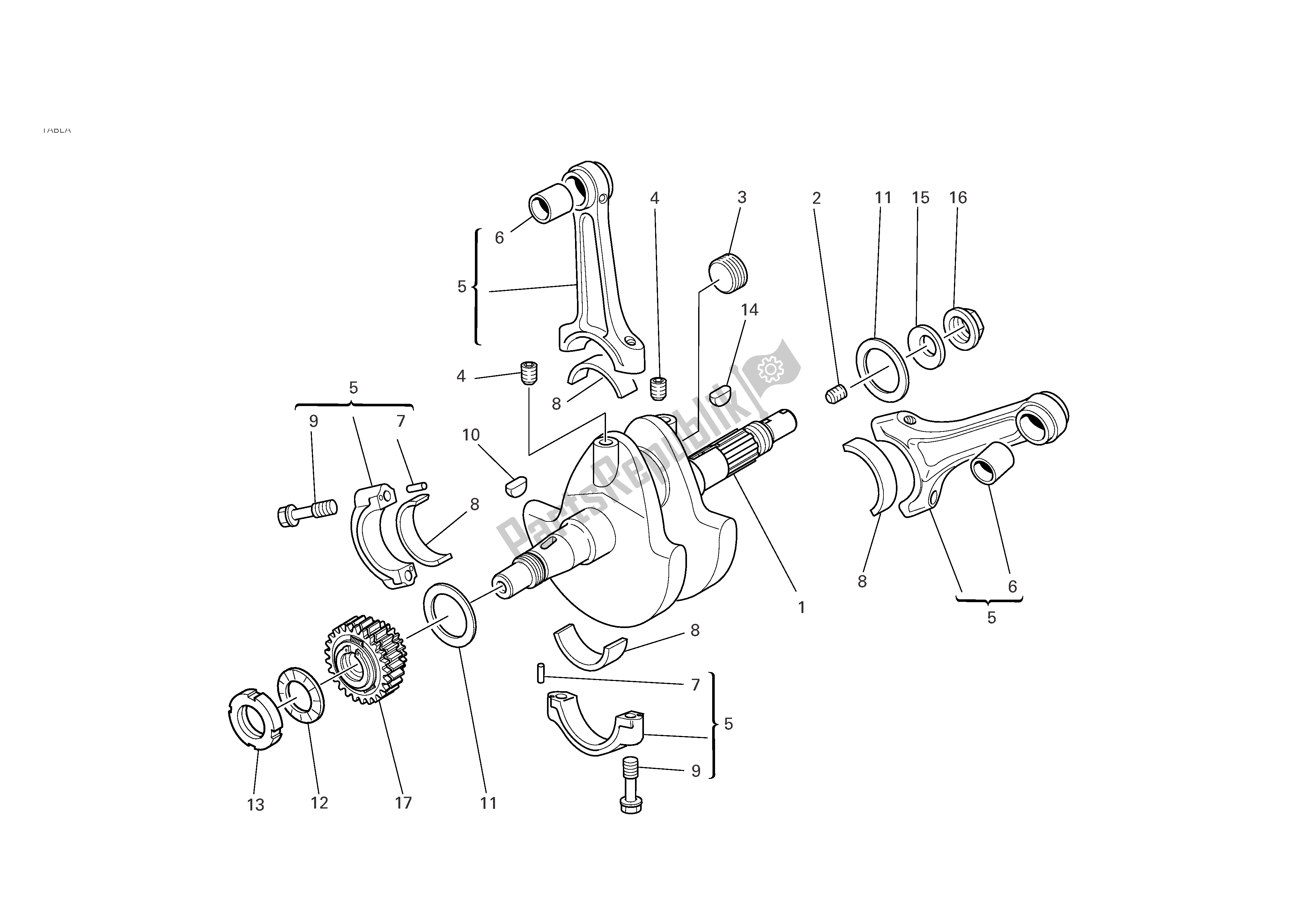 Todas las partes para Bielas de Ducati Monster S2R 800 2005