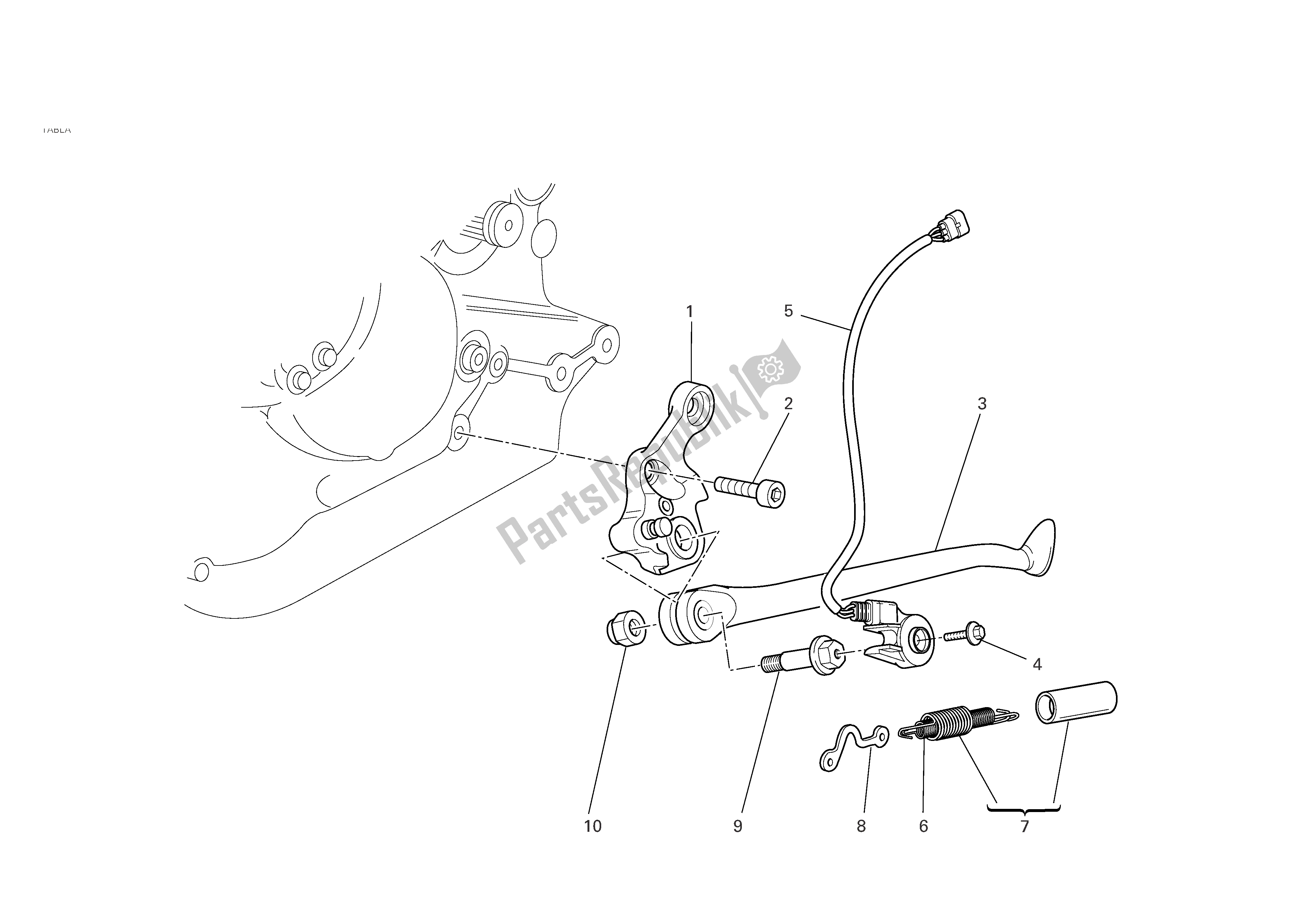 Todas las partes para Stands de Ducati Monster S2R 800 2005