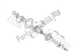 REAR WHEEL AXLE