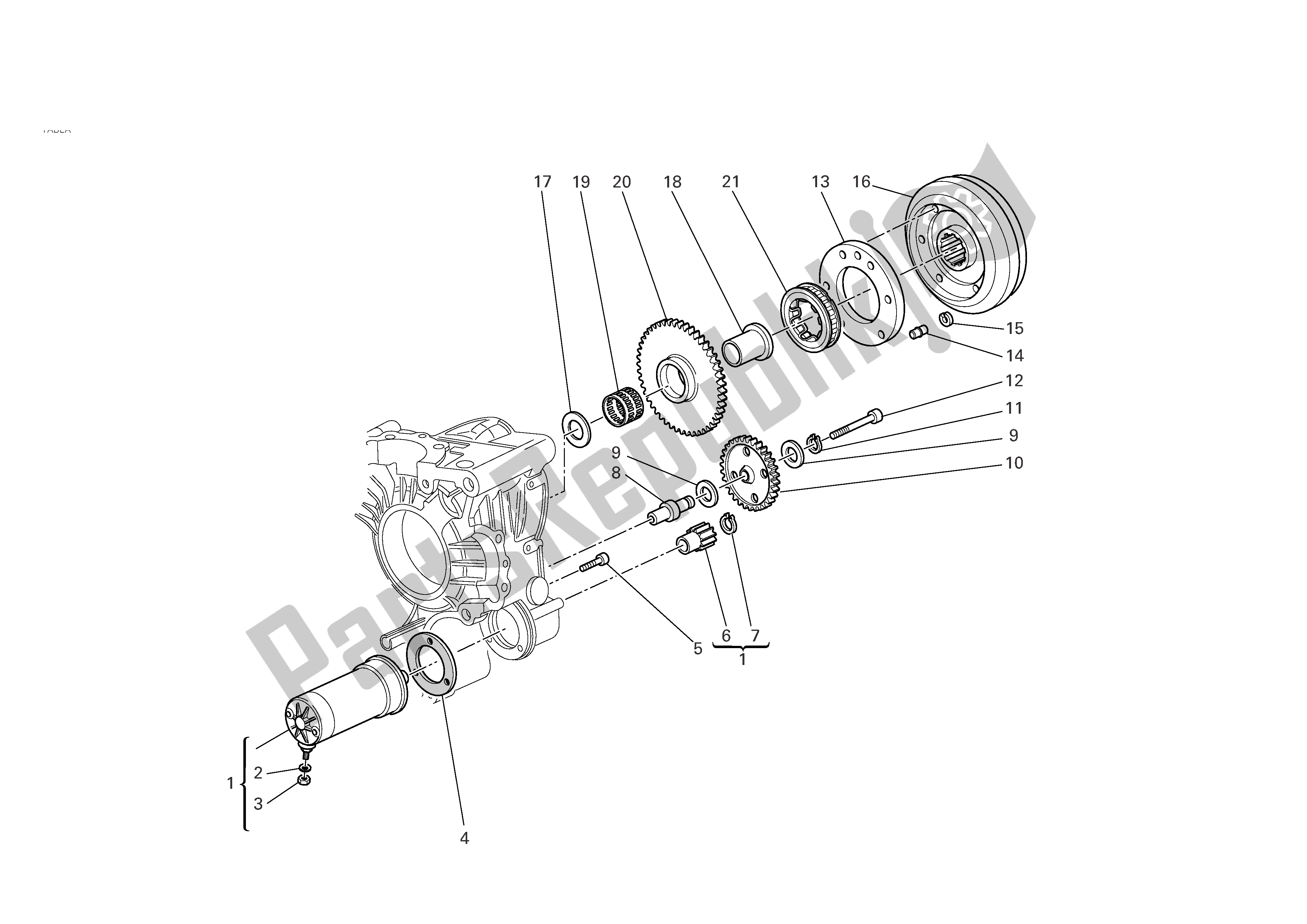 Todas las partes para Arranque Eléctrico Y Encendido de Ducati Monster S2R 800 2006