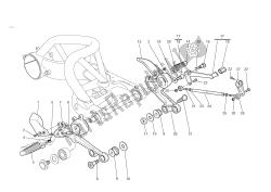 Gearchange lever - footrest