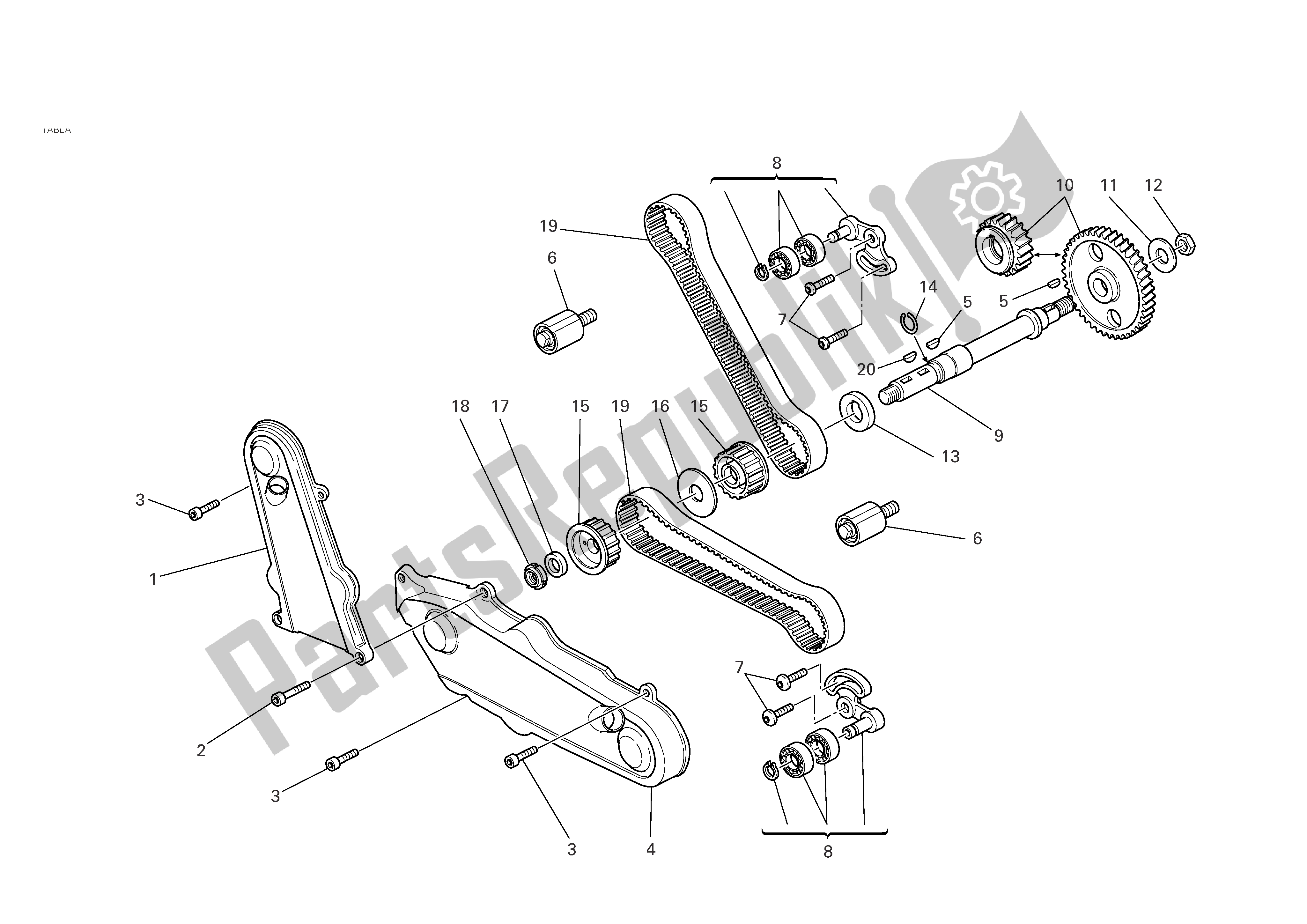 Todas las partes para Sistema De Cronometraje de Ducati Monster S2R 1000 2007