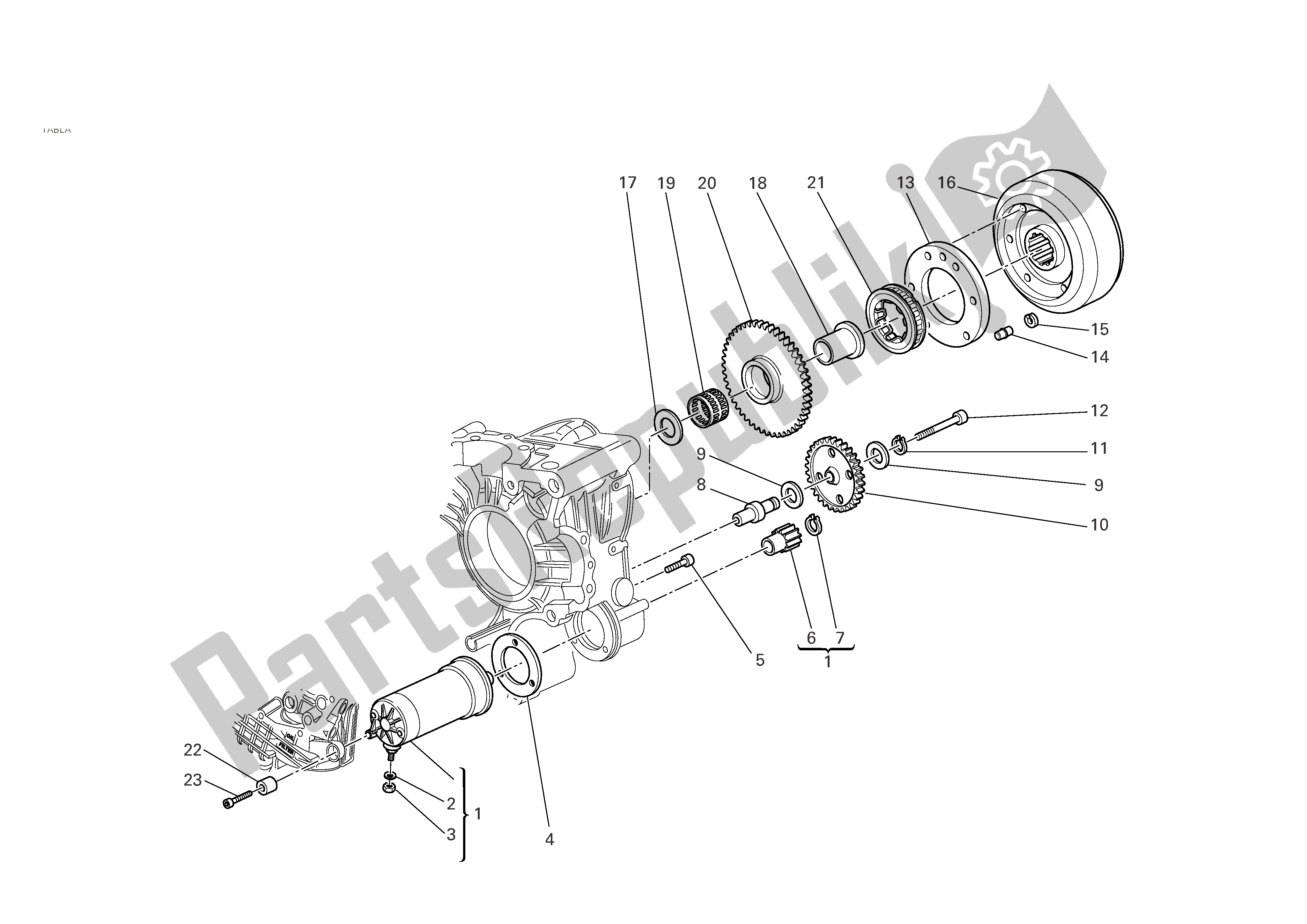 Alle onderdelen voor de Elektrisch Starten En Ontsteken van de Ducati Monster S2R 1000 2007