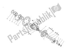 REAR WHEEL AXLE