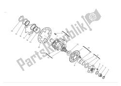 REAR WHEEL AXLE