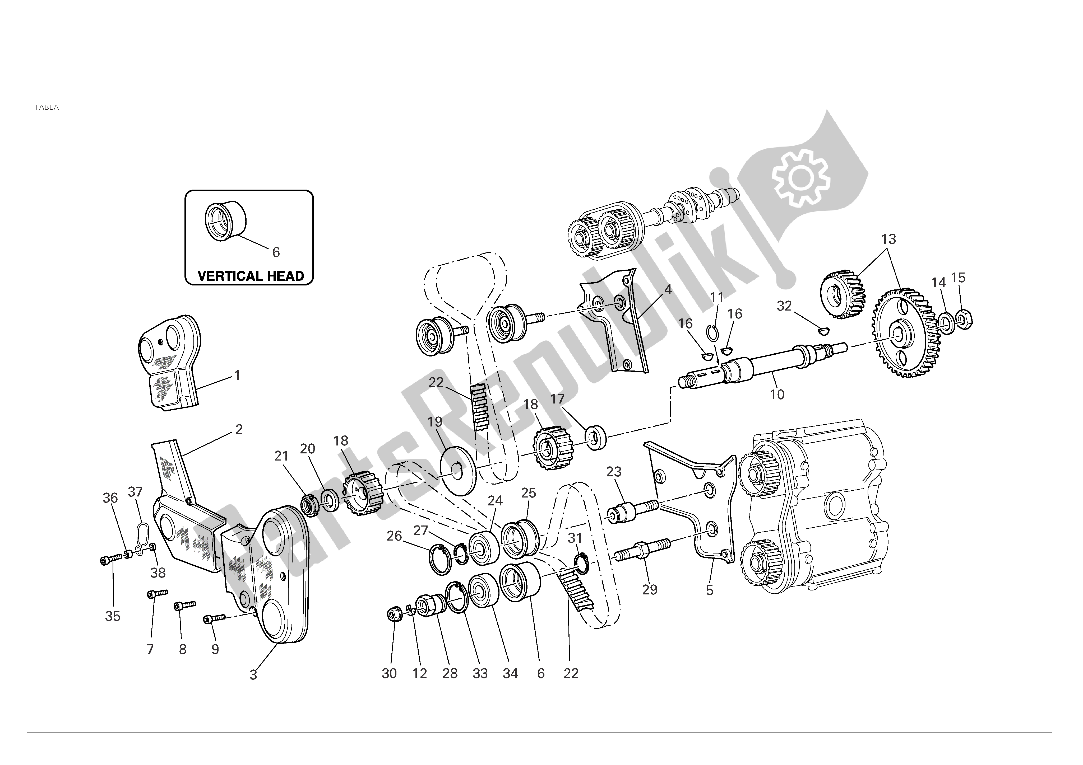 Tutte le parti per il Sincronizzazione del Ducati Monster S4R 996 2005