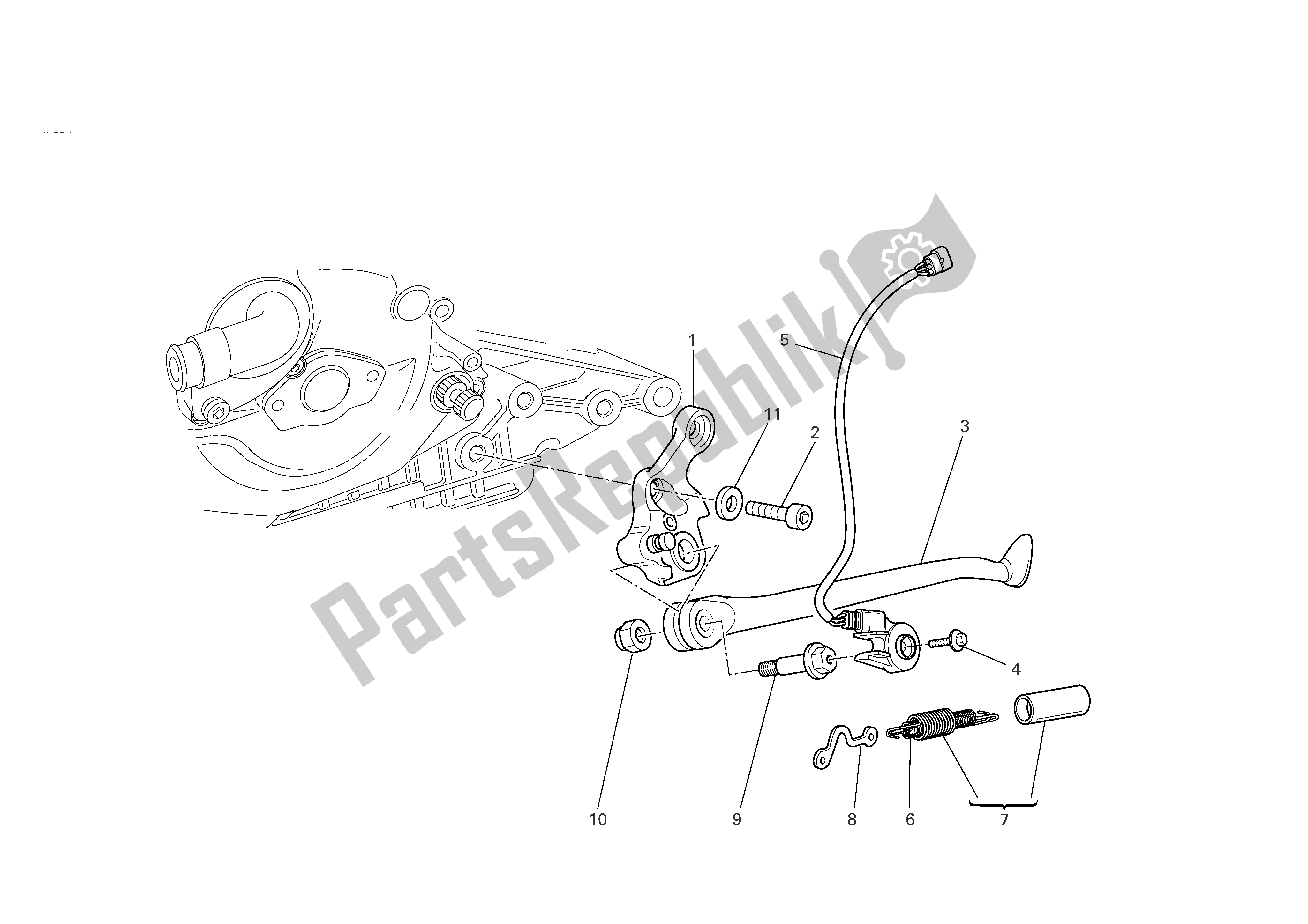 Todas las partes para Stands de Ducati Monster S4R 1000 2007