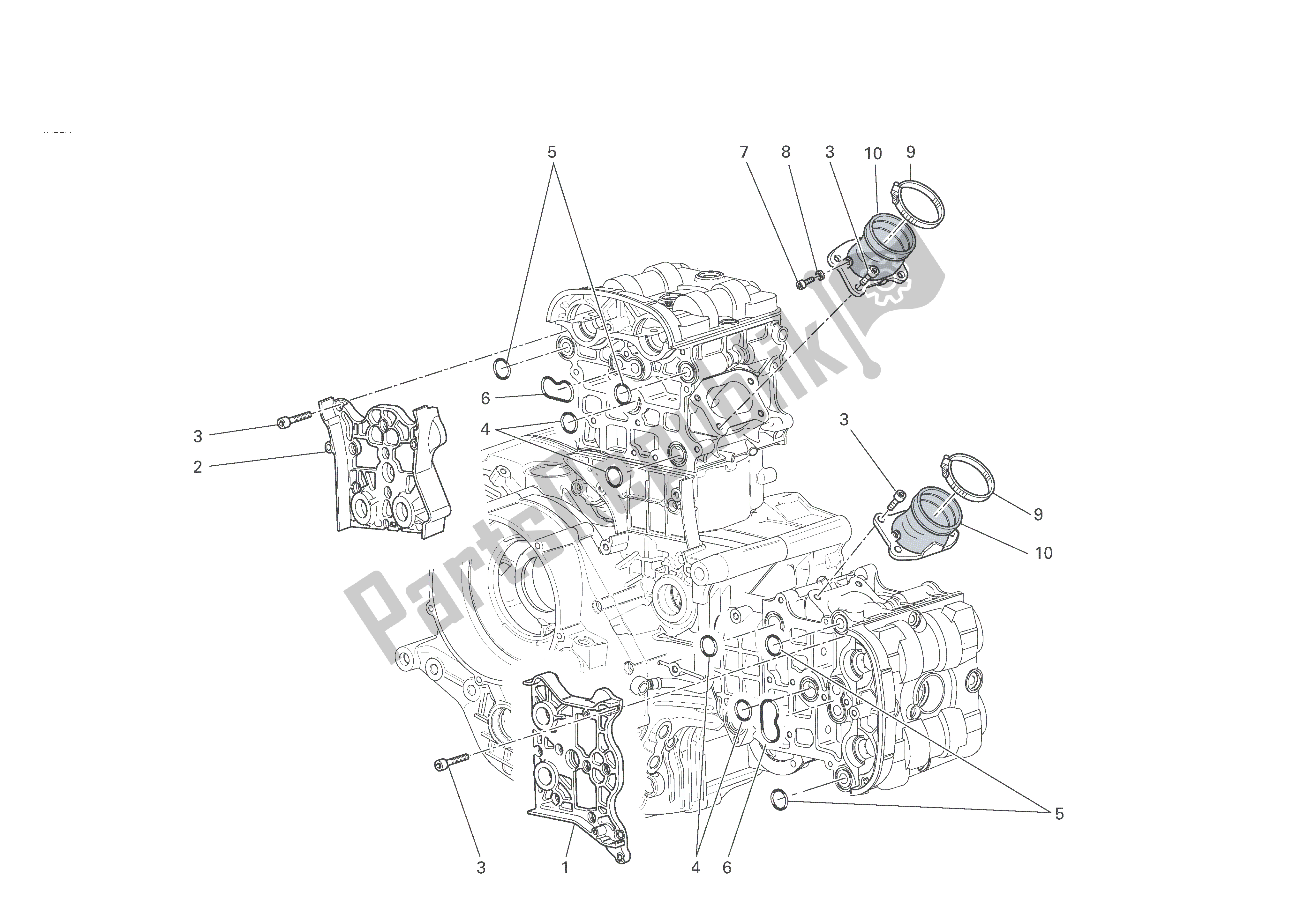 Alle onderdelen voor de Spruitstukken En Cilinderkappen van de Ducati Monster S4R 1000 2007