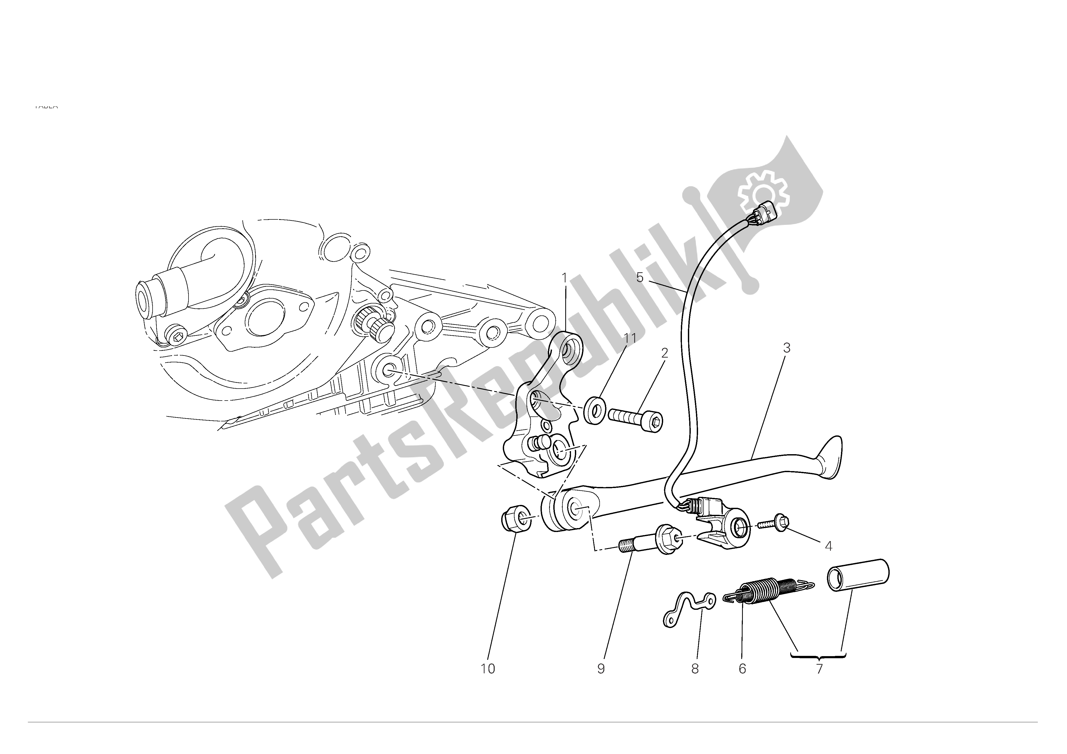 Todas las partes para Stands de Ducati Monster S4 RS 1000 2007