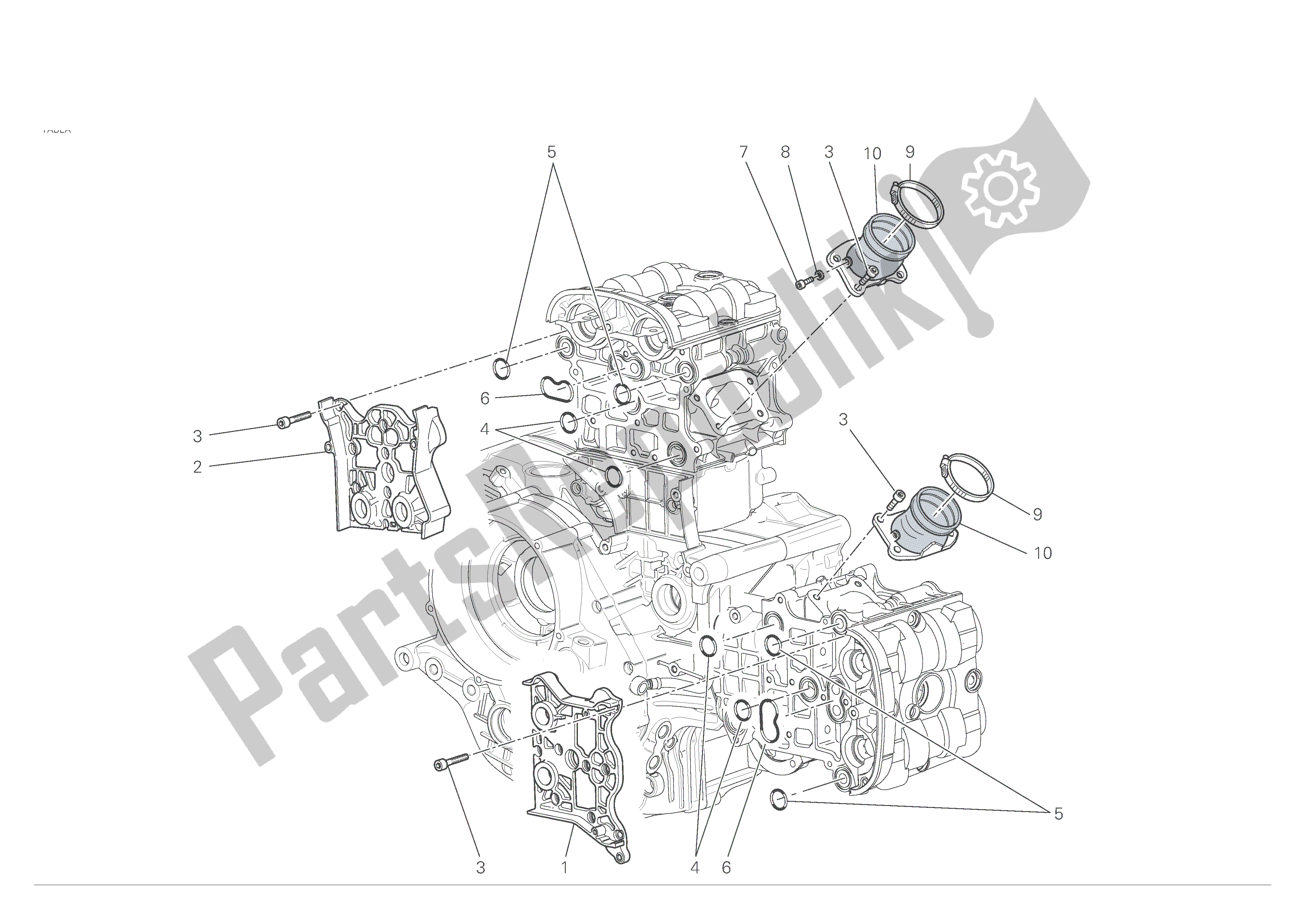 Tutte le parti per il Collettori E Copricapo del Ducati Monster S4 RS 1000 2007