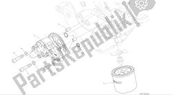 dessin 009 - pompe à huile - filtre [mod: ms1200; xst: aus, eur, fra, jap] groupe moteur