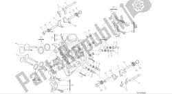 dibujo 015 - culata horizontal [mod: ms1200; xst: aus, eur, fra, jap] motor de grupo