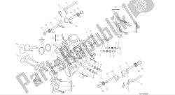 rysunek 015 - pozioma głowica cylindra [mod: ms1200; xst: aus, eur, fra, jap] grupa silnik