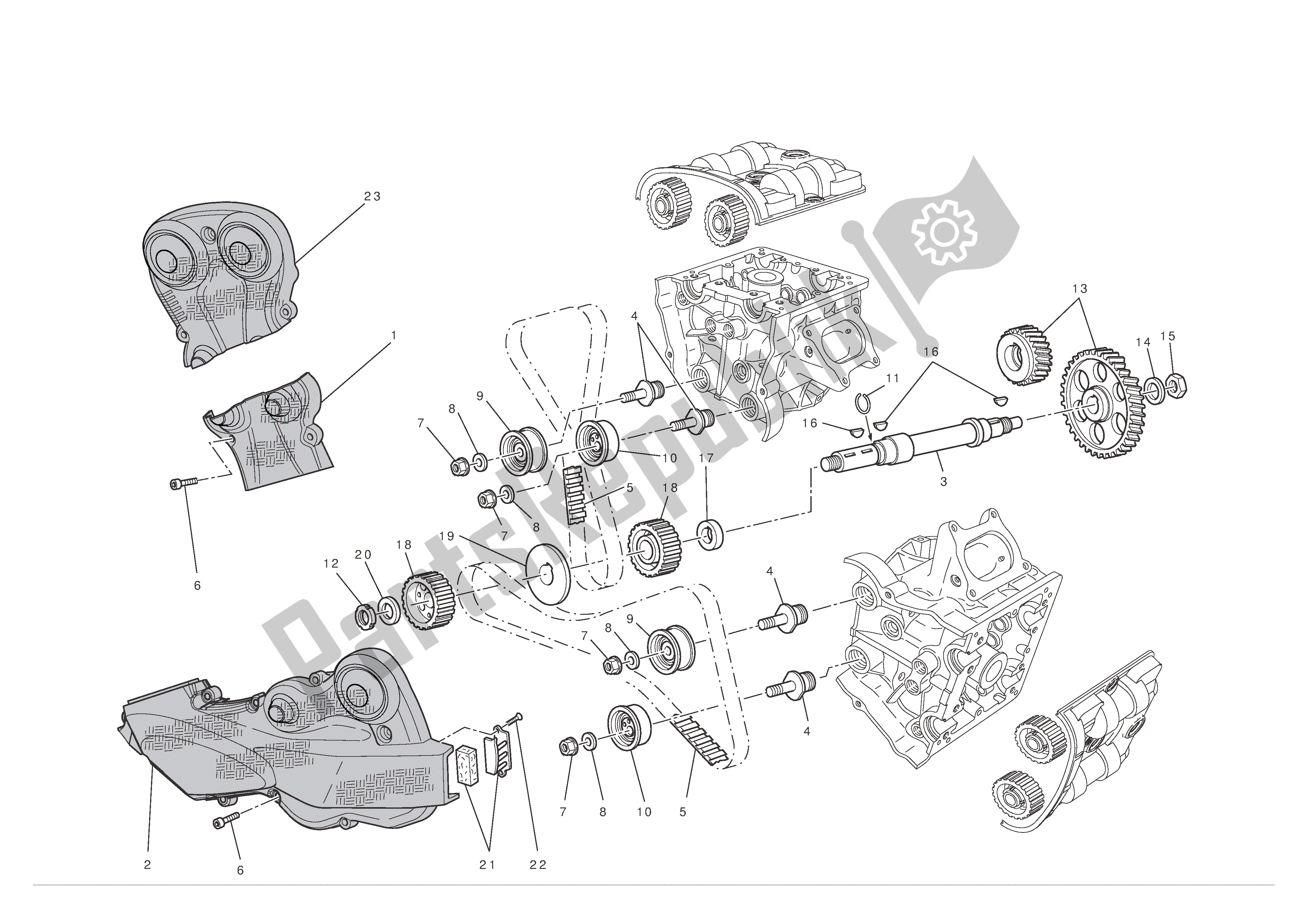 Todas las partes para Sistema De Cronometraje de Ducati Multistrada S ABS Pikes Peak 1200 2012