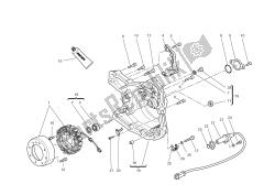 Alternator-side crankcasecover