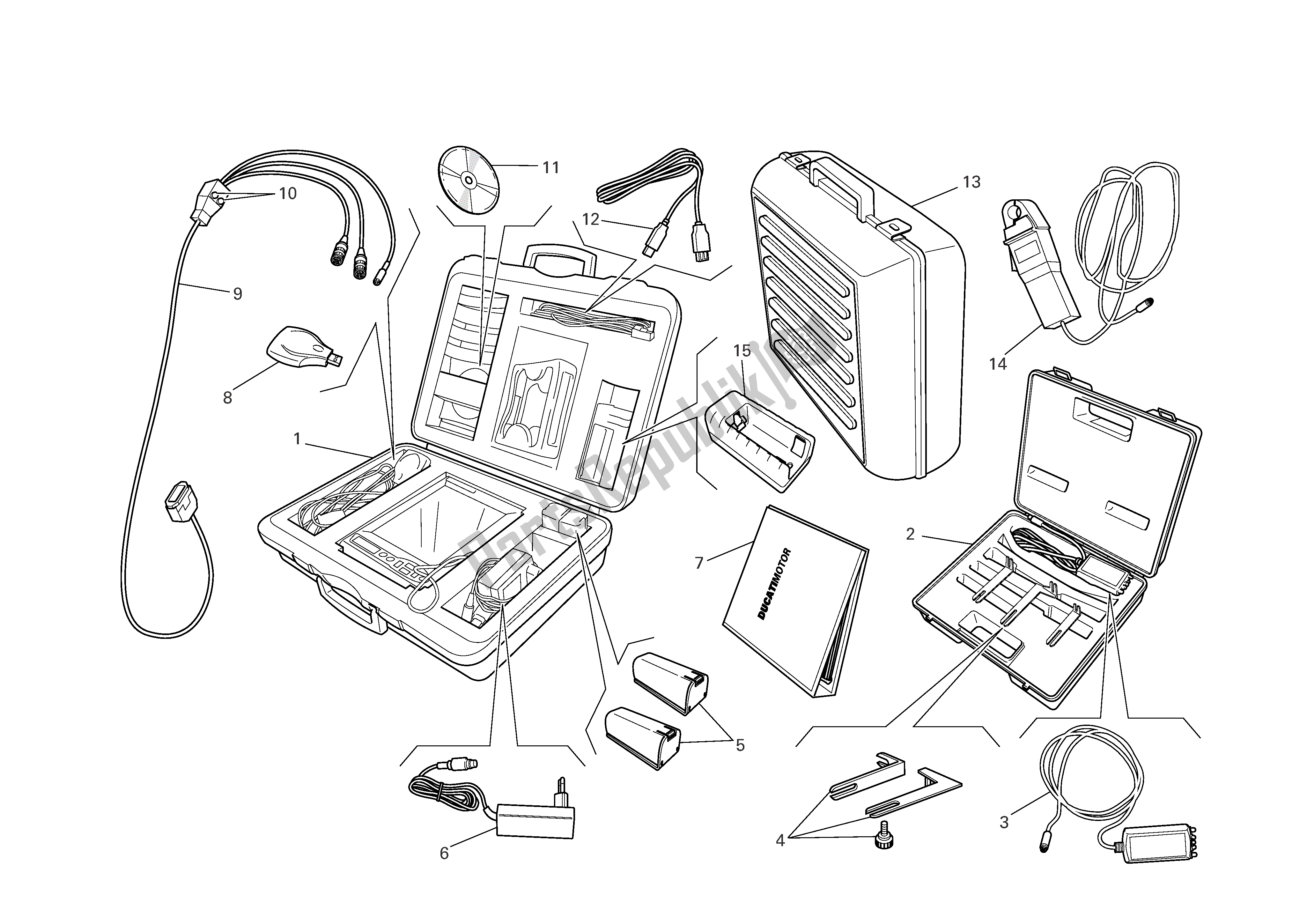 Todas las partes para Probador De Dds de Ducati Multistrada 1000 2006