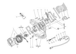 Alternator-side crankcasecover