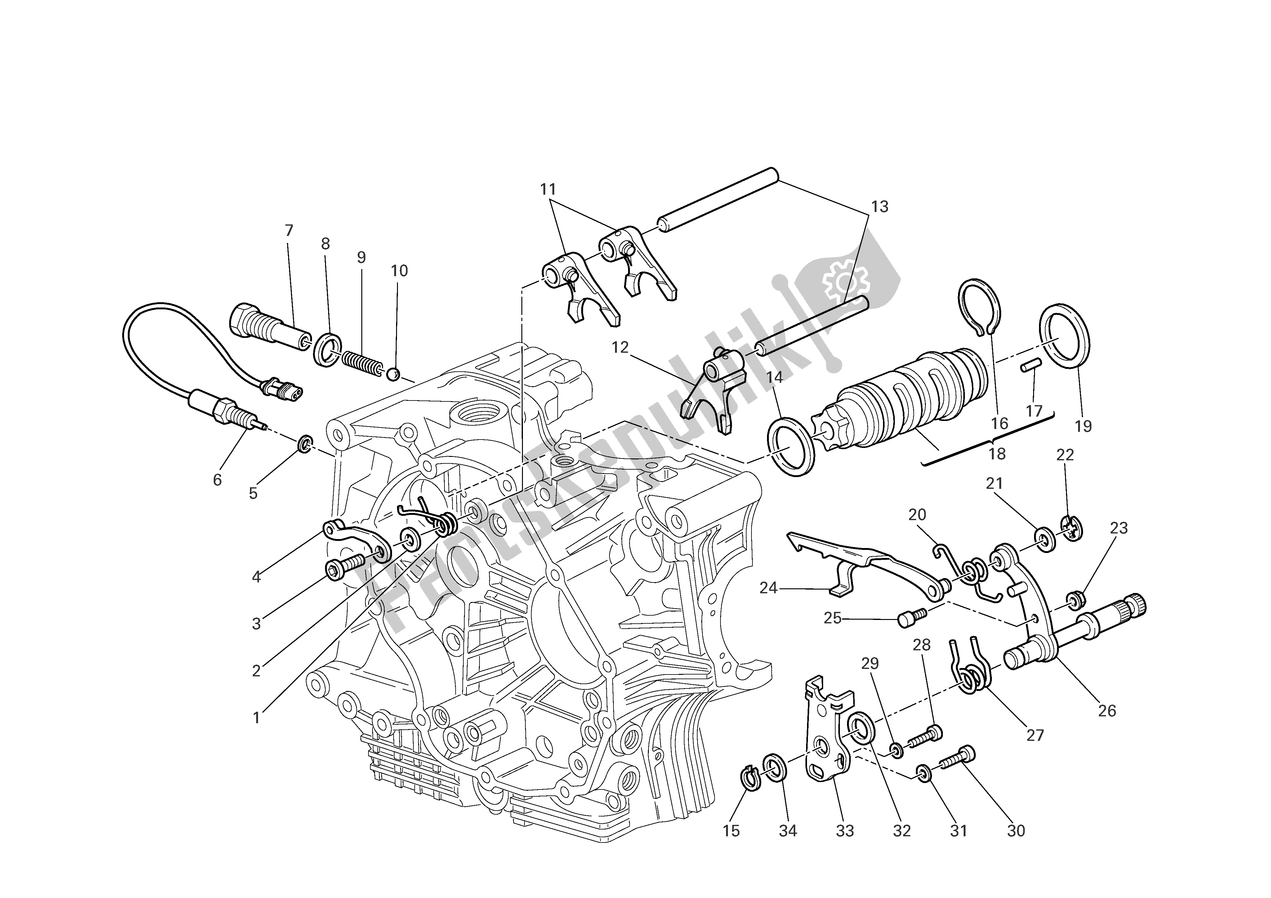 Todas las partes para Control De Cambio De Marchas de Ducati Multistrada S 1000 2006