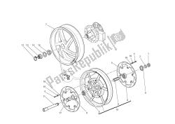 Front and rear wheels