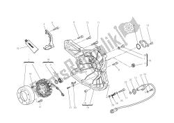 Alternator-side crankcasecover