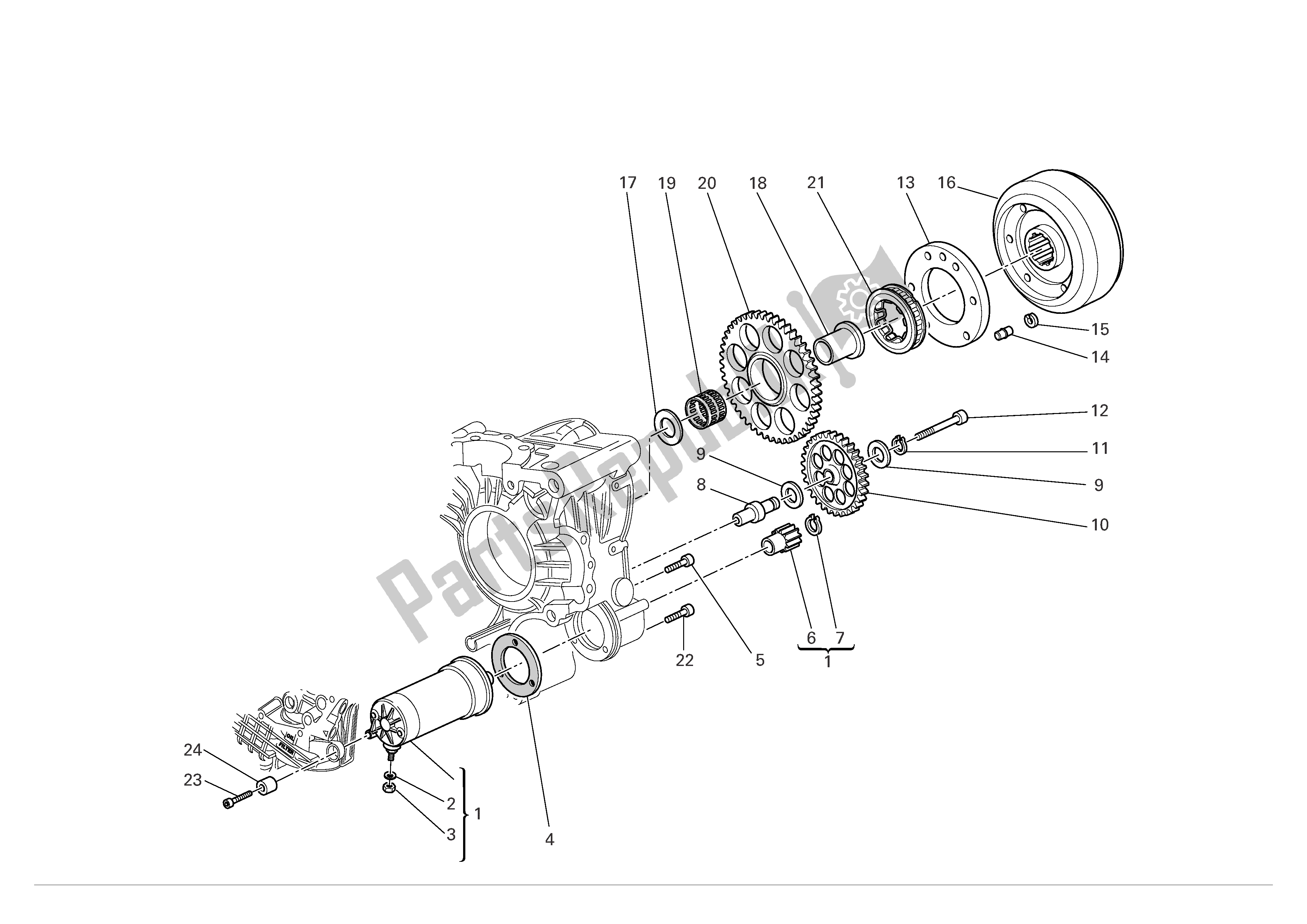 Alle onderdelen voor de Elektrisch Starten En Ontsteken van de Ducati Multistrada S 1100 2007