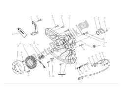 Alternator-side crankcasecover