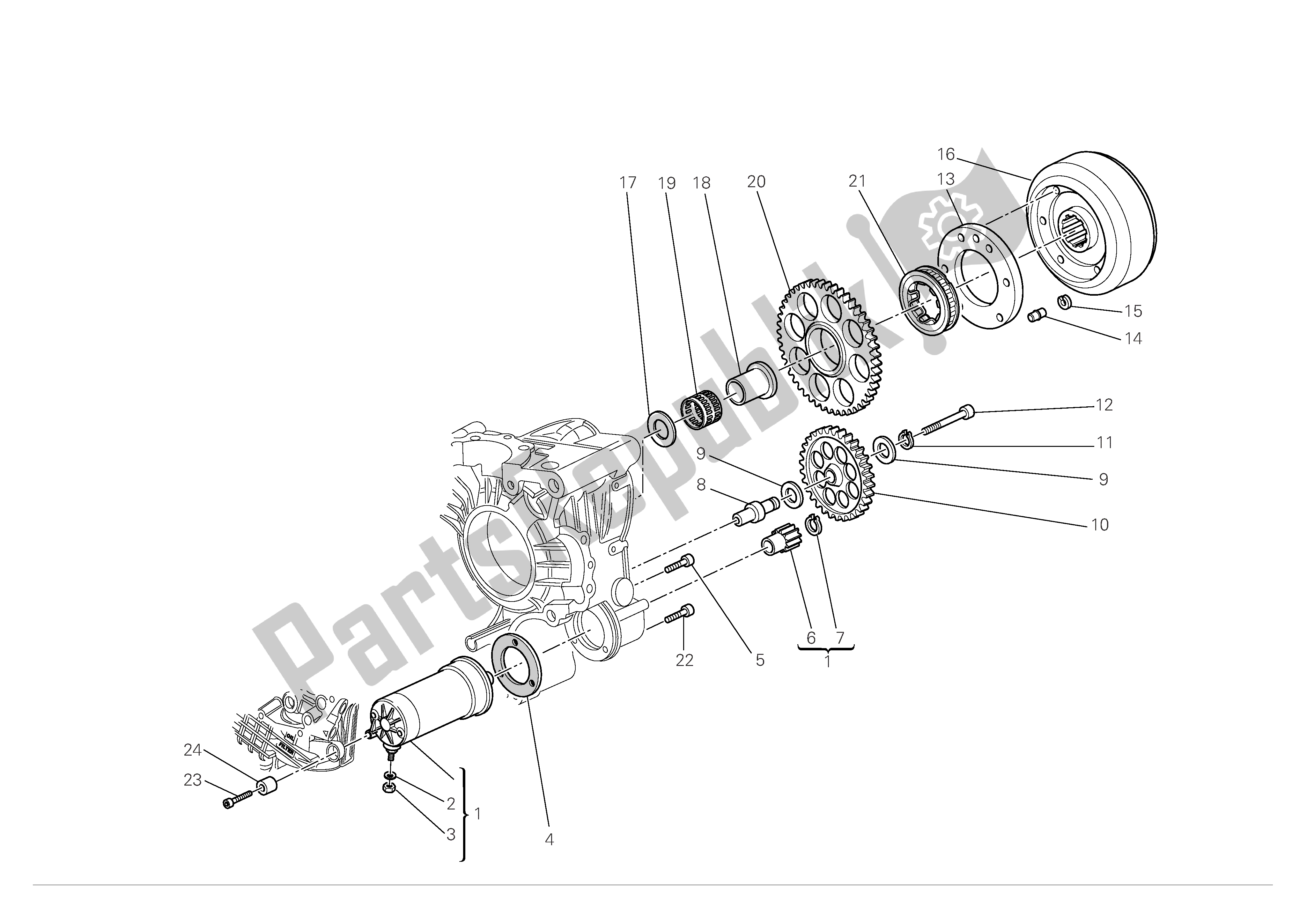 Alle onderdelen voor de Elektrisch Starten En Ontsteken van de Ducati Multistrada S 1100 2008