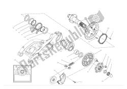 REAR WHEEL AXLE