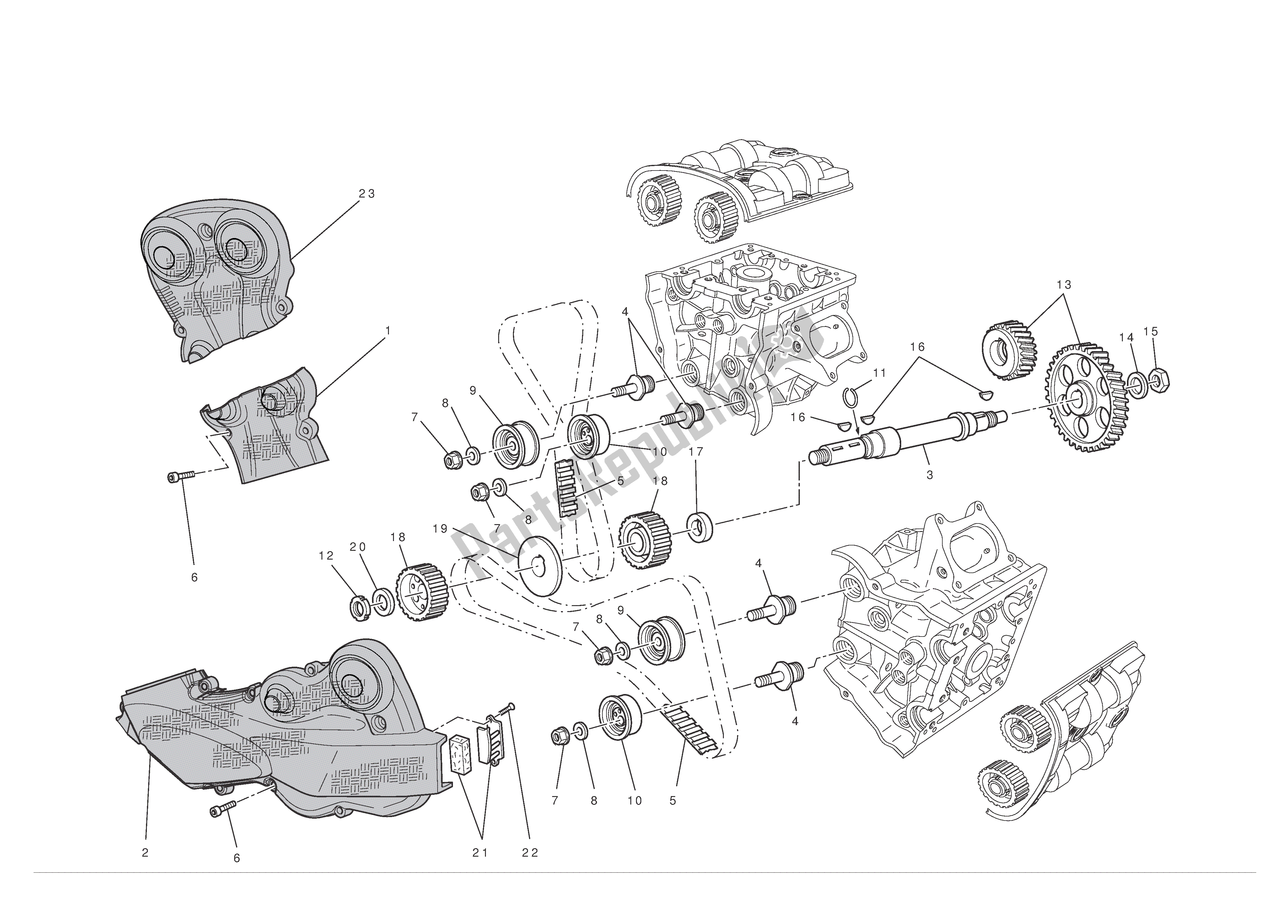 Todas las partes para Sistema De Cronometraje de Ducati Multistrada S ABS 1200 2010