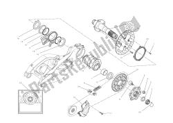 REAR WHEEL AXLE