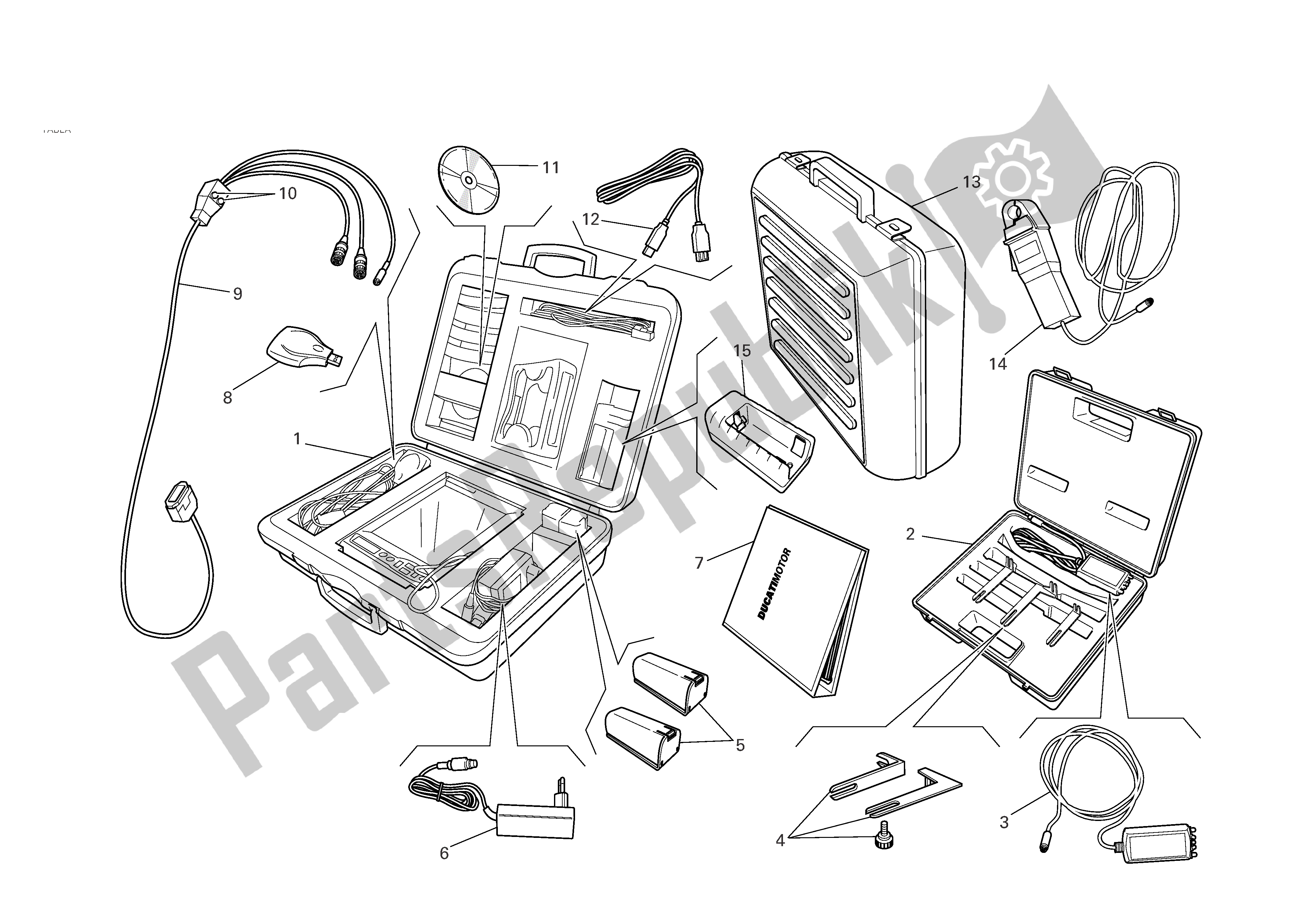 Todas las partes para Probador De Dds de Ducati Multistrada 620 2006