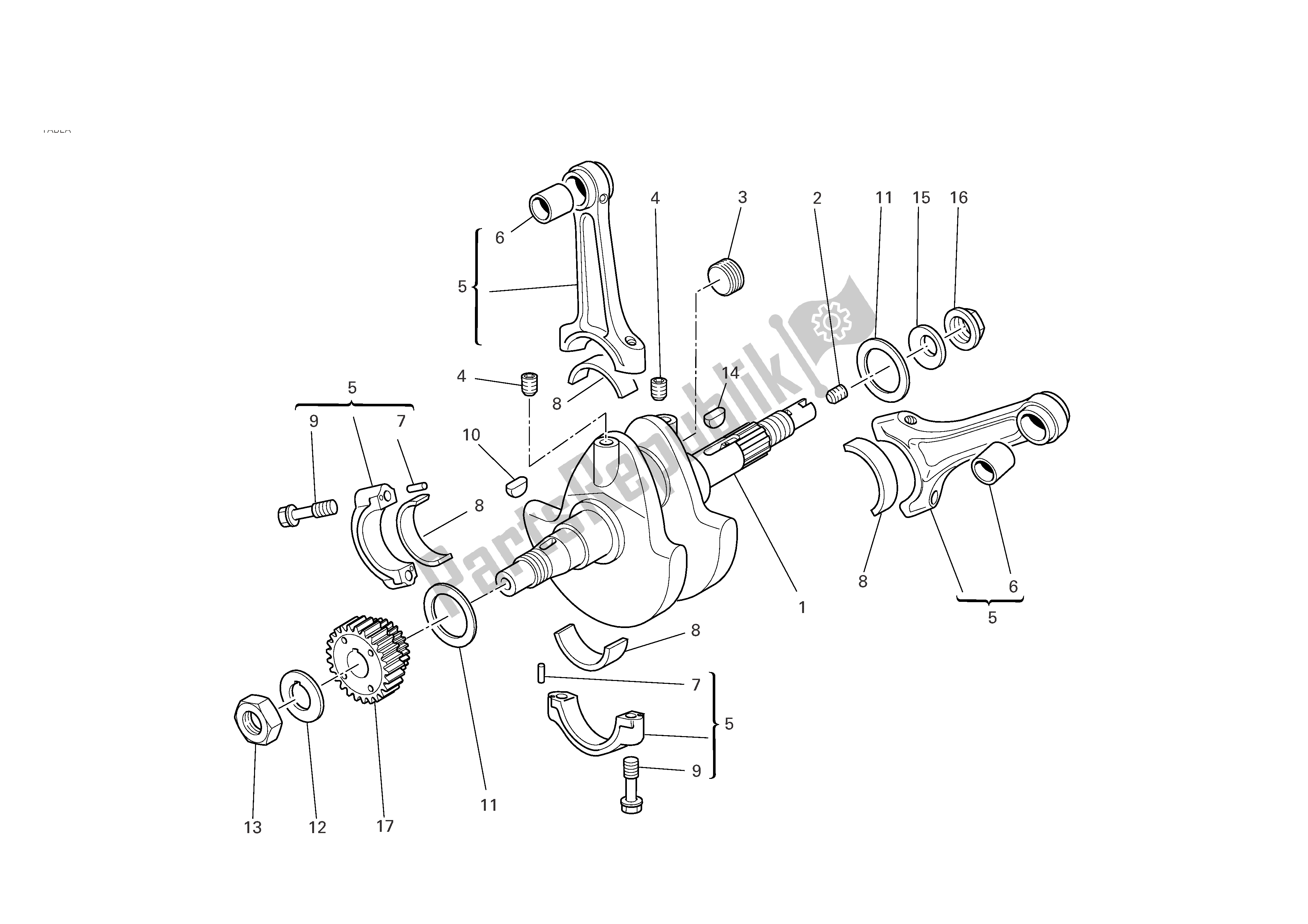 Todas las partes para Bielas de Ducati Multistrada 620 2006