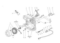 Alternator-side crankcasecover