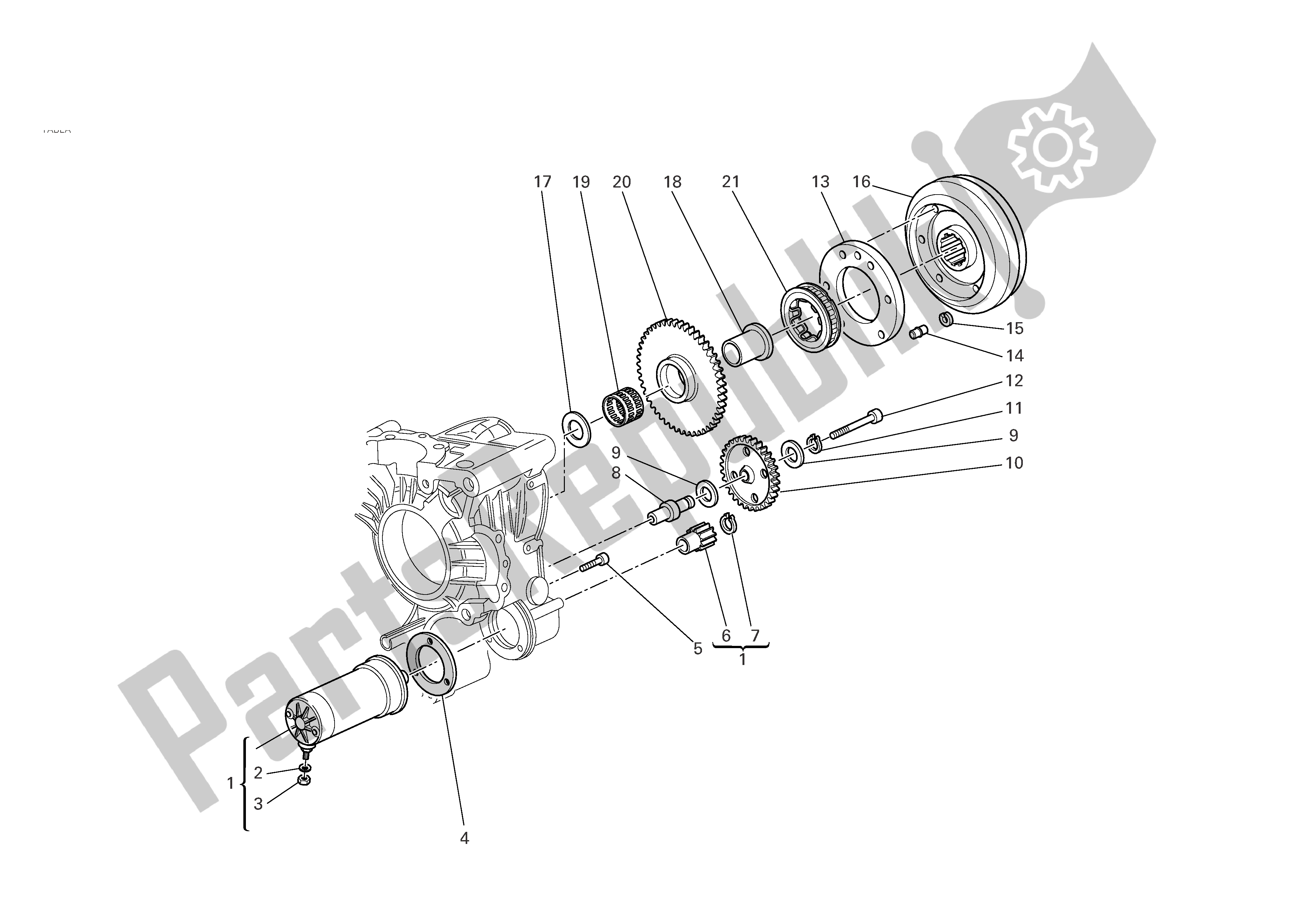 Alle onderdelen voor de Elektrisch Starten En Ontsteken van de Ducati Multistrada 620 2006