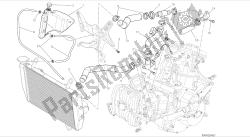 dessin 031 - circuit de refroidissement [mod: ms1200-a; xst: aus, eur, fra, tha] cadre de groupe