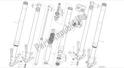 dessin 21a - fourche avant [mod: ms1200-a; xst: aus, eur, fra, tha] cadre de groupe