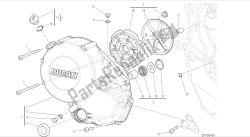 disegno 005 - coperchio frizione [mod: ms1200-a; xst: aus, eur, fra, tha] gruppo motore