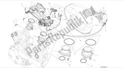 desenho 017 - corpo do acelerador [mod: ms1200-a; xst: aus, eur, fra] motor de grupo