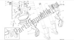 dibujo 024 - sistema de freno delantero [mod: ms1200-a; xst: marco de grupo aus, eur, fra, tha]