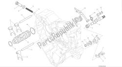 dessin 002 - mécanisme de changement de vitesse [mod: ms1200s] moteur de groupe