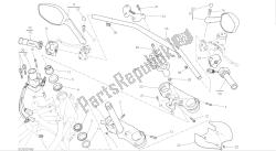 dessin 021 - guidon [mod: ms1200s] cadre de groupe