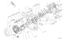 desenho 011 - tampa do gerador [mod: ms1200pp; xst: aus, eur, fra, jap, tha] motor de grupo