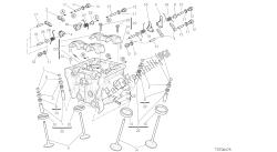 rysunek 014 - pionowa głowica cylindra [mod: ms1200pp; xst: aus, eur, fra, jap, tha] grupa silnik