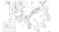 dessin 024 - système de freinage avant [mod: ms1200pp; xst: aus, eur, fra, jap, tha] cadre de groupe