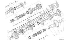 dibujo 003 - caja de cambios [mod: ms1200st; xst: aus, chn, eur, fra, jap, tha] motor de grupo