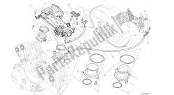 dibujo 017 - cuerpo del acelerador [mod: ms1200st; xst: chn, tha] motor de grupo