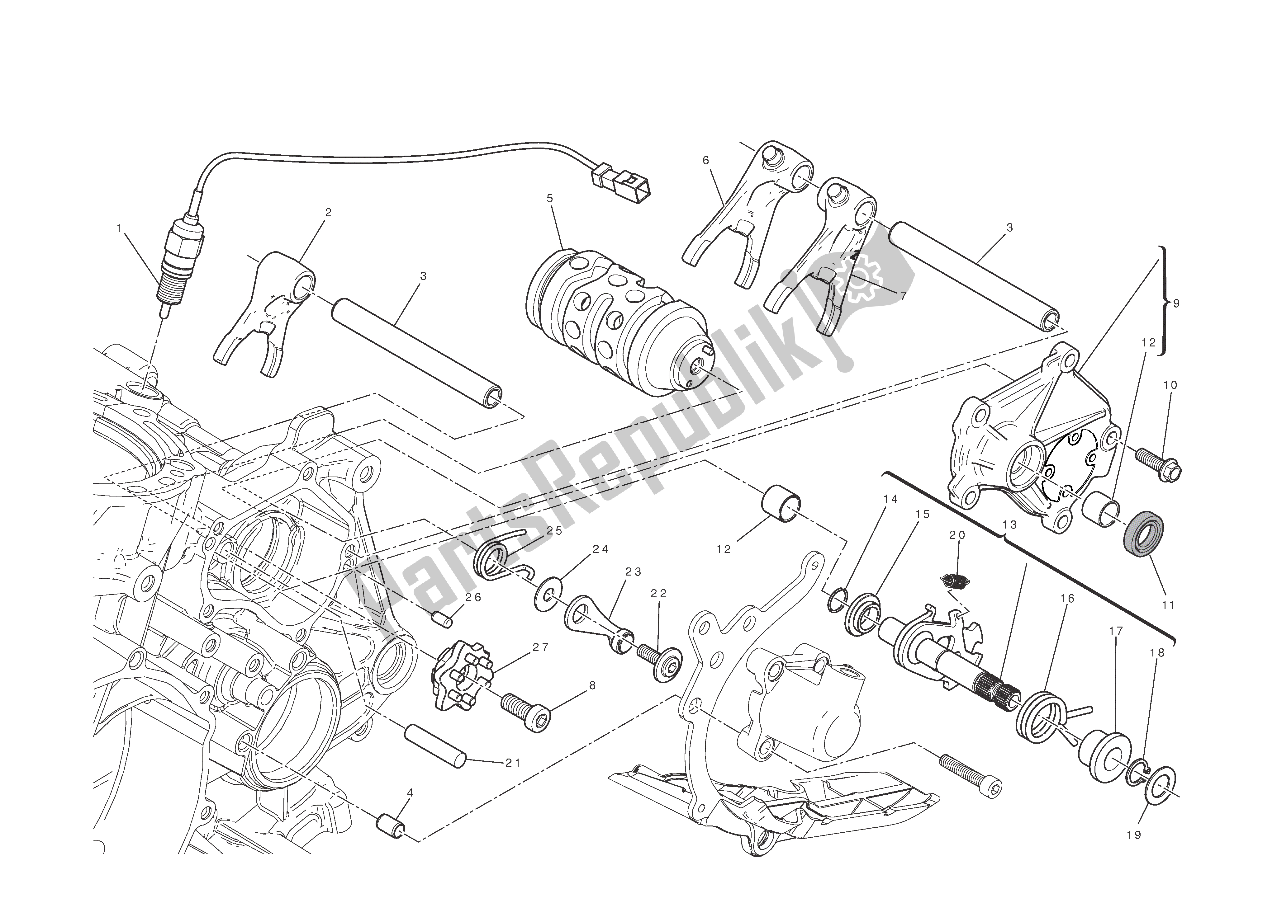 Todas las partes para Control De Cambio De Marchas de Ducati 1199 Panigale S 2012