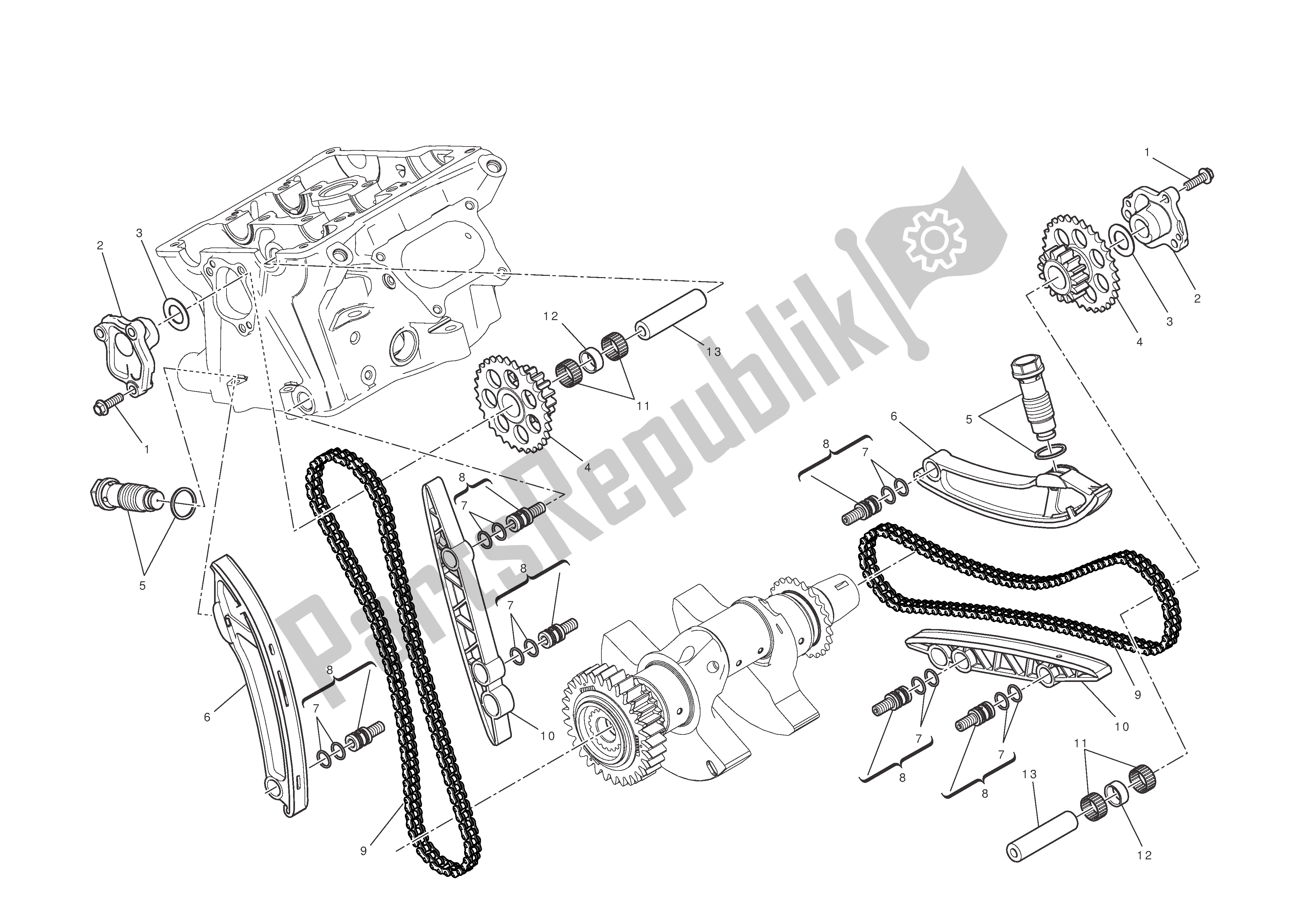 Todas las partes para Sistema De Cronometraje de Ducati 1199 Panigale S 2012