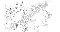 disegno 024 - freno anteriore [mod: 1299; xst: aus, eur, fra, jap, twn] cornice di gruppo